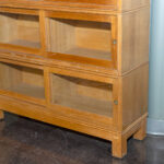 Vintage 5-Tier Bookcase with Sliding Glass Doors - Image 5