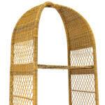 Vintage Arched Top Wicker Etagere - Image 2