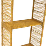 Vintage Arched Top Wicker Etagere - Image 4