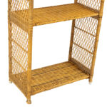 Vintage Arched Top Wicker Etagere - Image 3
