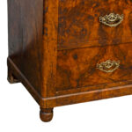 Antique Burled Walnut Slant Desk - Image 6