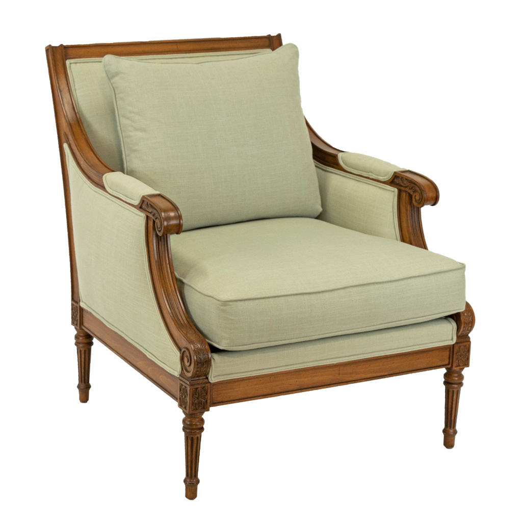 Pair of ETHAN ALLEN Wood Framed Armchairs | Grandview Mercantile