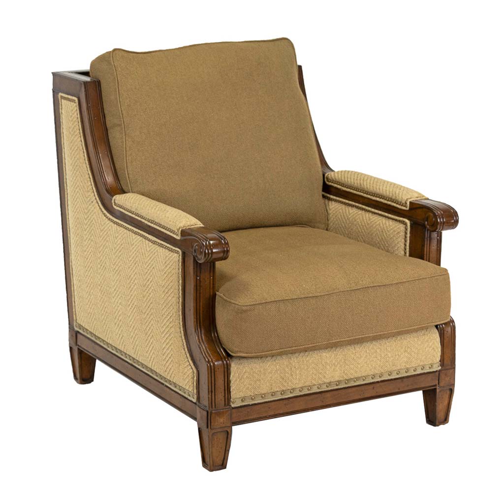 Herringbone accent online chair