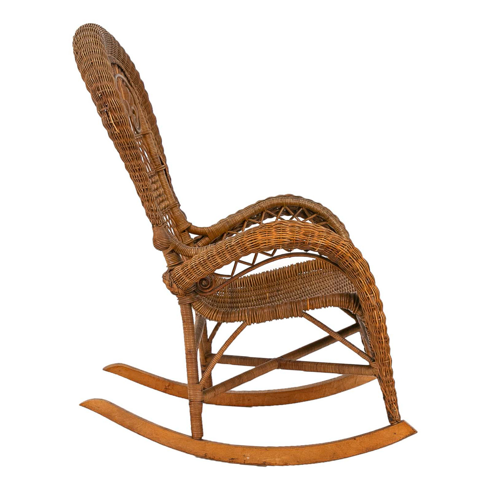 Antique wicker rocking chair styles hot sale