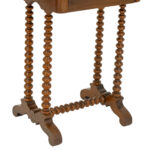 Single Drawer Oval Side Table with Spindle Legs - Image 3