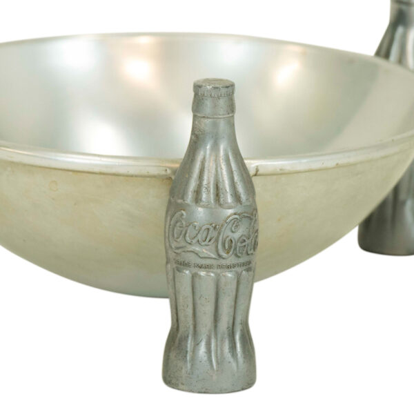 Vintage COCA-COLA BRUNHOFF Aluminum Pretzel Bowl - Image 2