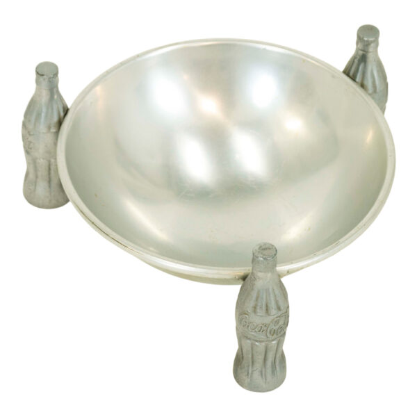Vintage COCA-COLA BRUNHOFF Aluminum Pretzel Bowl - Image 3
