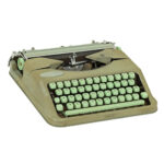 Vintage PAILLARD Hermes Rocket Typewriter with Case