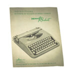 Vintage PAILLARD Hermes Rocket Typewriter with Case - Image 5