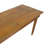 Rustic Pine Plank Top Table - Image 2