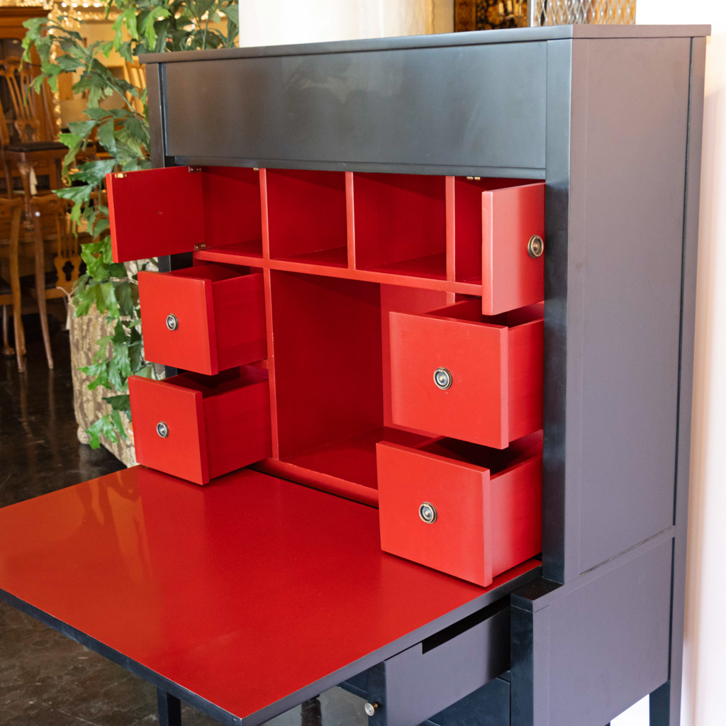 WILLIAMS SONOMA Secretary Desk in Black Finish