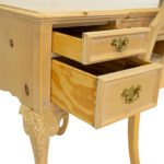 LEXINGTON Pine 5 Drawer Desk with Matching Chair - Image 3