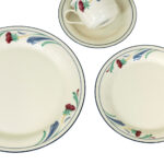 77 Piece LENOX Poppies on Blue China - Image 3