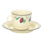77 Piece LENOX Poppies on Blue China - Image 4