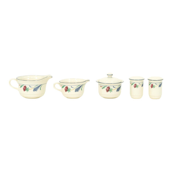 77 Piece LENOX Poppies on Blue China - Image 6