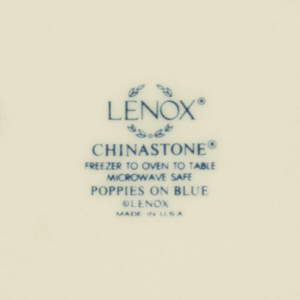 77 Piece LENOX Poppies on Blue China - Image 10