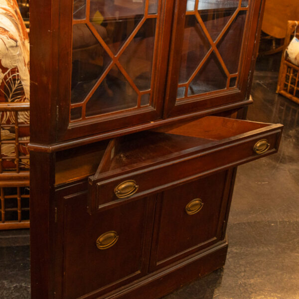 Vintage Mahogany Corner Cabinet - Image 5