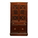 Vintage Mahogany Corner Cabinet