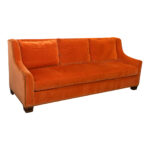 HICKORY CHAIR Bench Seat Sofa in Coral - Image 2