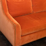 HICKORY CHAIR Bench Seat Sofa in Coral - Image 4