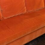 HICKORY CHAIR Bench Seat Sofa in Coral - Image 5