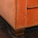 HICKORY CHAIR Bench Seat Sofa in Coral - Image 6