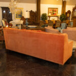 HICKORY CHAIR Bench Seat Sofa in Coral - Image 8