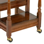 PULASKI English Regency Mahogany and Leather Library Steps - Image 3
