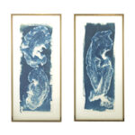 JOETTA MAUE Diptych Monoprint Lithograph