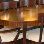ETHAN ALLEN Hathaway Dining Table with 8 Chairs - Image 3