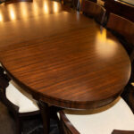 ETHAN ALLEN Hathaway Dining Table with 8 Chairs - Image 4