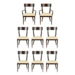 ETHAN ALLEN Hathaway Dining Table with 8 Chairs - Image 7