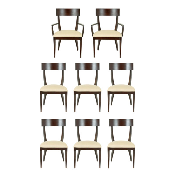 ETHAN ALLEN Hathaway Dining Table with 8 Chairs - Image 7