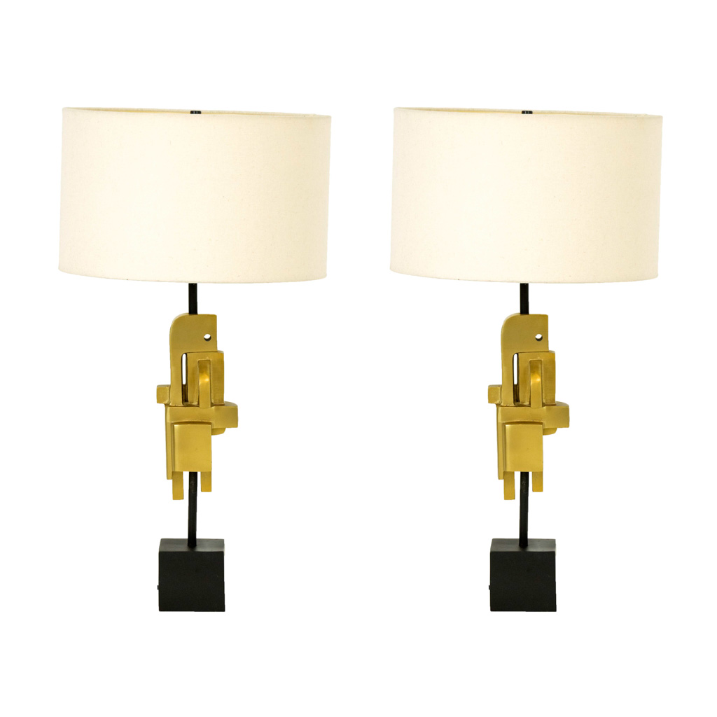 West elm deals gold table lamp