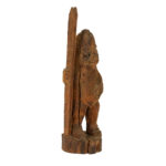 Vintage Carved Wood Bear Sculpture - Image 2