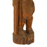 Vintage Carved Wood Bear Sculpture - Image 4