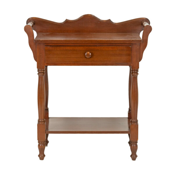 Single Drawer Washstand in Cherry Finish - Image 1