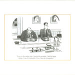 LEO CULLUM (1942-2010) for THE NEW YORKER “I Was on the Cutting Edge” Framed Cartoon Print - Image 2