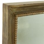 LABARGE Mirror with Gold Crackle Finish and Beaded Inset - Image 2