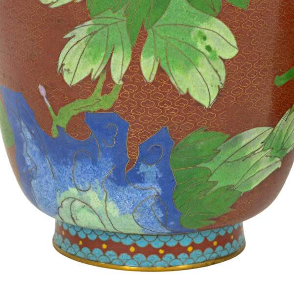 Pair of Cloisonné Vases - Image 5