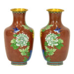 Pair of Cloisonné Vases - Image 2