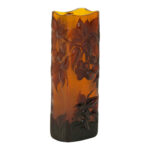 Reproduction TIP GALLE Blown Cameo Rectangular Glass Vase