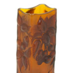 Reproduction TIP GALLE Blown Cameo Rectangular Glass Vase - Image 3