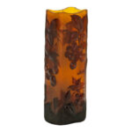 Reproduction TIP GALLE Blown Cameo Rectangular Glass Vase - Image 2