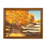 Signed WALT SMITH “Autumnal Landscape” Original Oil on Board