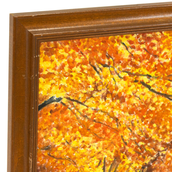Signed WALT SMITH “Autumnal Landscape” Original Oil on Board - Image 3