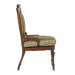 Eastlake Victorian Parlor Chair in Contemporary Upholstery - Image 6