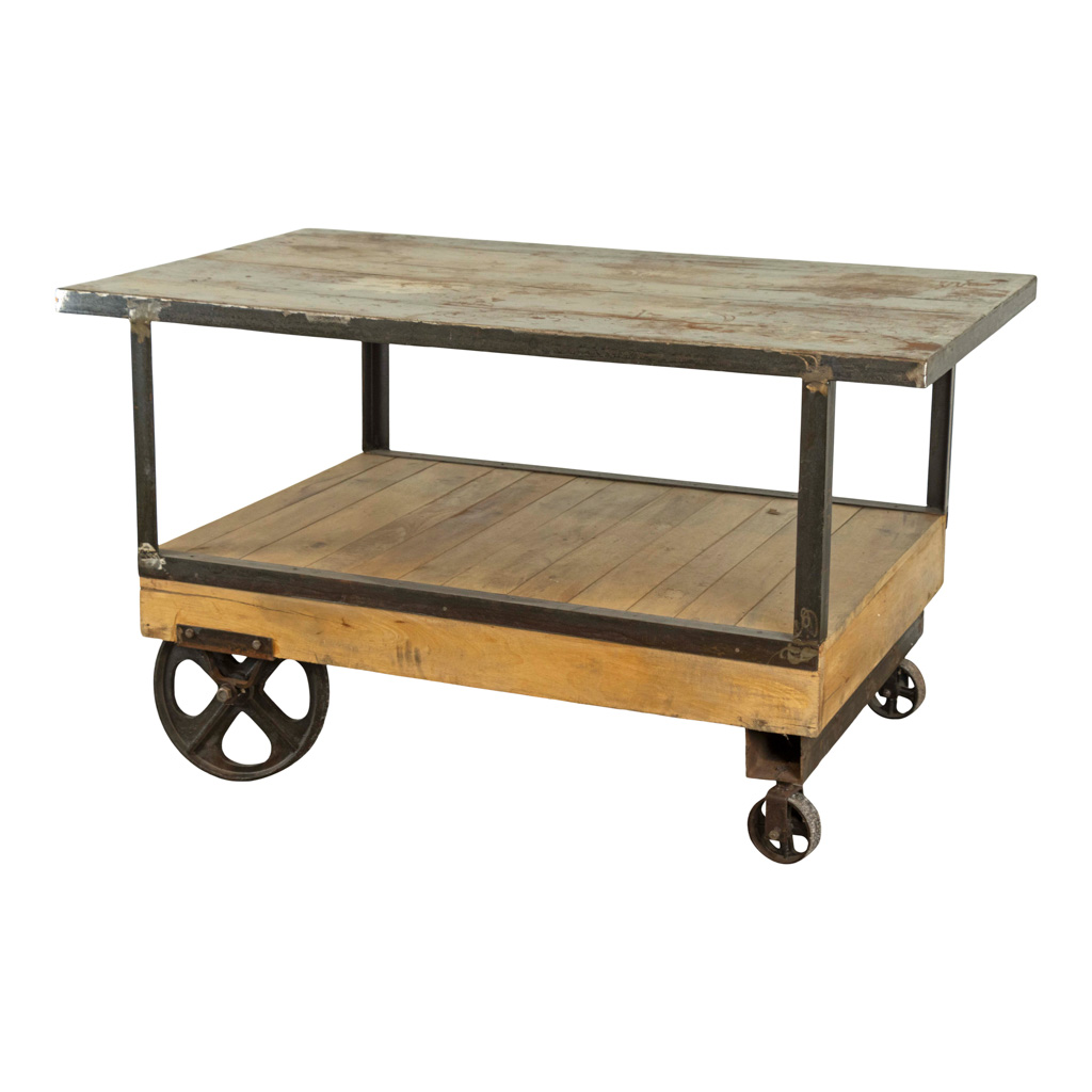 Industrial Kitchen Island Cart Grandview Mercantile   ZLOO 100 2 