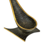 Vintage Brutalist Bronze Pipe Rest - Image 2