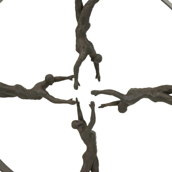 GLOBAL VIEWS “Reaching for Center” Iron Sculpture - Image 2